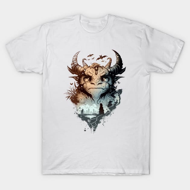 Mystical fantasy character. T-Shirt by AndreKENO